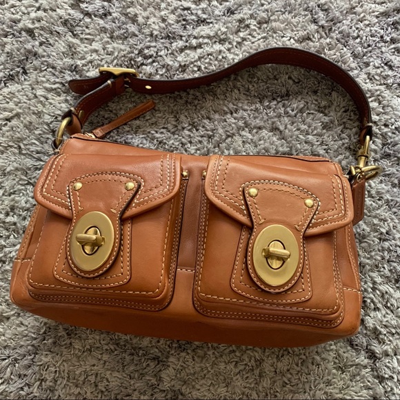 Coach Handbags - Coach Brown Leather Shoulder Bag